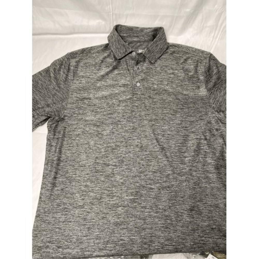 Under Armour Gray Heat Gear Loose Fit Polo Shirt Sz S